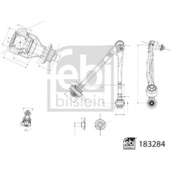 pakabos svirtis
                                FEBI BILSTEIN                                                183284, FEBI BIL