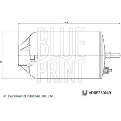kuro filtras
                                BLUE PRINT                                                ADBP230049, BLUE PRINT