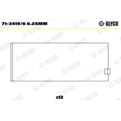 guoliai dideliu galu
                                GLYCO                                                71-3419/6 0.25MM, G