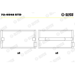 Alkūninio veleno indėklas
                                GLYCO                                                72-4548 STD,
