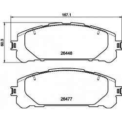 stabdžių trinkelių rinkinys, diskinis stabdys
MINTEX
