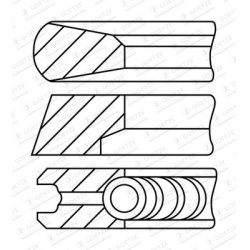 stūmoklio žiedų komplektas
                                GOETZE ENGINE                                                08