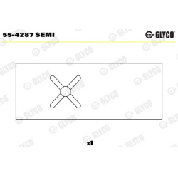 įvorės mažu galu, švaistiklis
                                GLYCO                                                55-428