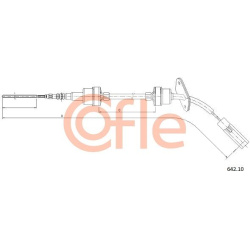 sankabos trosas
                                COFLE                                92.642.10, Nenurodytas gamintojas, 92642