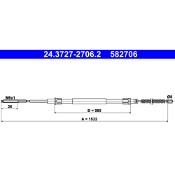 trosas, stovėjimo stabdys
                                ATE                                                24-3727-2706-2,