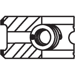 stūmoklio žiedų komplektas
                                MAHLE                                038 38 N0, MAHLE, 03838N0,