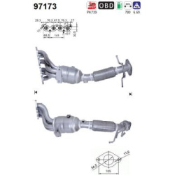katalizatoriaus keitiklis
                                AS                                97173, AS, 97173, auto detalė