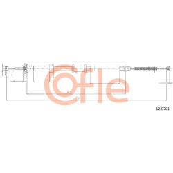 trosas, stovėjimo stabdys
                                COFLE                                                92.12.0701, N