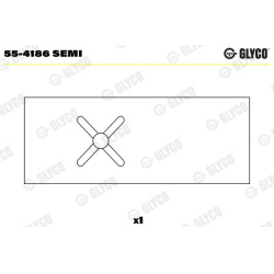 įvorės mažu galu, švaistiklis
                                GLYCO                                                55-418