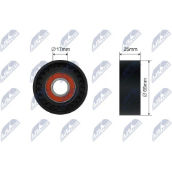 įtempiklio skriemulys, V formos diržas
                                NTY-SPEC                                            