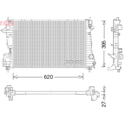 radiatorius, variklio aušinimas
                                DENSO                                                DRM1500
