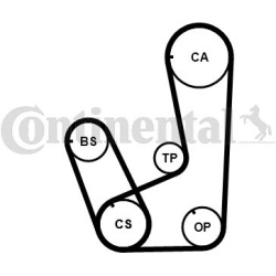 paskirstymo diržo komplektas
                                CONTITECH                                                CT839K