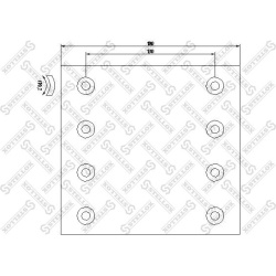 stabdžių antdėklo rinkinys, būgninis stabdys
                                STELLOX                                     