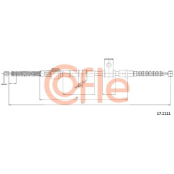 trosas, stovėjimo stabdys
                                COFLE                                                92.17.2111, N