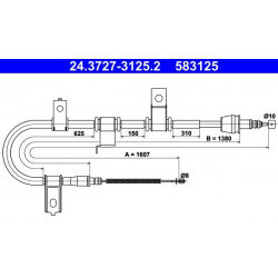 trosas, stovėjimo stabdys
                                ATE                                                24-3727-3125-2,