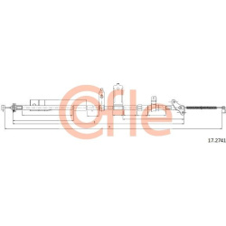trosas, stovėjimo stabdys
                                COFLE                                                92.17.2741, N