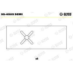 įvorės mažu galu, švaistiklis
                                GLYCO                                                55-450