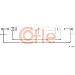 trosas, stovėjimo stabdys
                                COFLE                                                92.10.4709, N