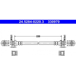 stabdžių žarnelė
ATE 24-5284-0220-3, ATE,