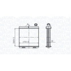 šilumokaitis, salono šildymas
MAGNETI MARELLI 350218465000,