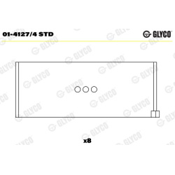 guoliai dideliu galu
                                GLYCO                                01-4127/4 STD, GLYCO, 01-41274STD, 