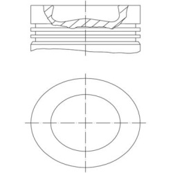 stūmoklis
                                MAHLE                                005 38 33, MAHLE, 0053833, auto detalė