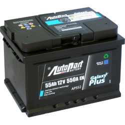 Akumuliatorius Autopart Galaxy Plus 55Ah 500A
                                AUTOPART                                       