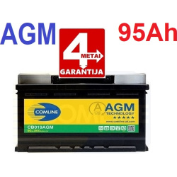 Akumuliatorius COMLINE AGM 95Ah 860A
                                CB019AGM, COMLINE, CB019AGM, auto detalė