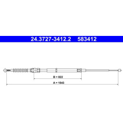 trosas, stovėjimo stabdys
                                ATE                                                24-3727-3412-2,