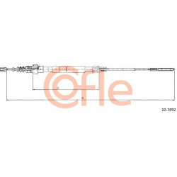 trosas, stovėjimo stabdys
                                COFLE                                                92.10.7492, N