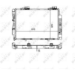 radiatorius, variklio aušinimas EASY FIT
                                NRF                                                