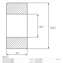 guolis Brand new AS-PL
                                ABE9177, AS-PL, ABE9177, auto detalė