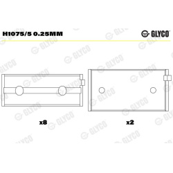Alkūninio veleno indėklas
                                GLYCO                                                H1075/5 0.25
