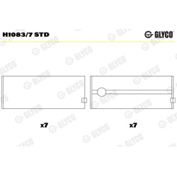 Alkūninio veleno indėklas
                                GLYCO                                                H1083/7 STD,
