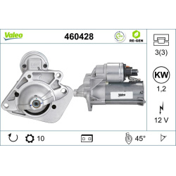 starteris VALEO RE-GEN REMANUFACTURED
                                                460428, VALEO, 460428, auto detalė
