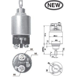 solenoidinis jungiklis, starteris
MAGNETI MARELLI