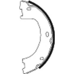 stabdžių trinkelių komplektas, stovėjimo stabdis
                                MINTEX                                  