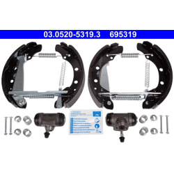 stabdžių trinkelių komplektas Original ATE TopKit
                                                03-0520-5319-3, ATE, 03-