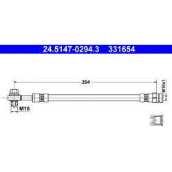 stabdžių žarnelė
                                ATE                                                24.5147-0294.3, ATE, 