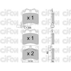 CIFAM                                                822-163-2, Nenurodytas gamintojas, 822-163-2, auto detalė