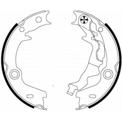 stabdžių trinkelių komplektas, stovėjimo stabdis
MINTEX