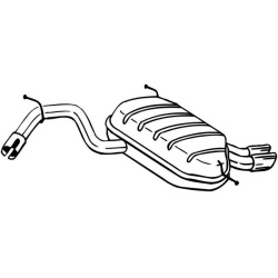 galinis duslintuvas
                                BOSAL                                                220-109, Nenurodytas
