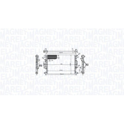 radiatorius, variklio aušinimas
                                MAGNETI MARELLI                                350213215900,