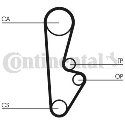 paskirstymo diržas
                                CONTINENTAL CTAM                                                CT559, CO
