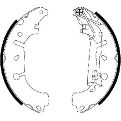 stabdžių trinkelių komplektas
                                MINTEX                                                MFR564
