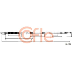 trosas, stovėjimo stabdys
                                COFLE                                                92.12.0751, N