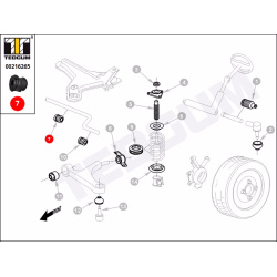 stabilizatoriaus įvorė
                                TEDGUM                                                00216265, TEDG