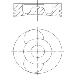 stūmoklis
MAHLE 061 53 00, MAHLE, 0615300, au