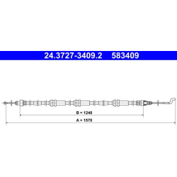 trosas, stovėjimo stabdys
                                ATE                                                24-3727-3409-2,