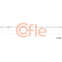 trosas, stovėjimo stabdys
COFLE 92.1.CT001, N
